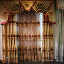 gold sequin curtains with attached valance swag curtains